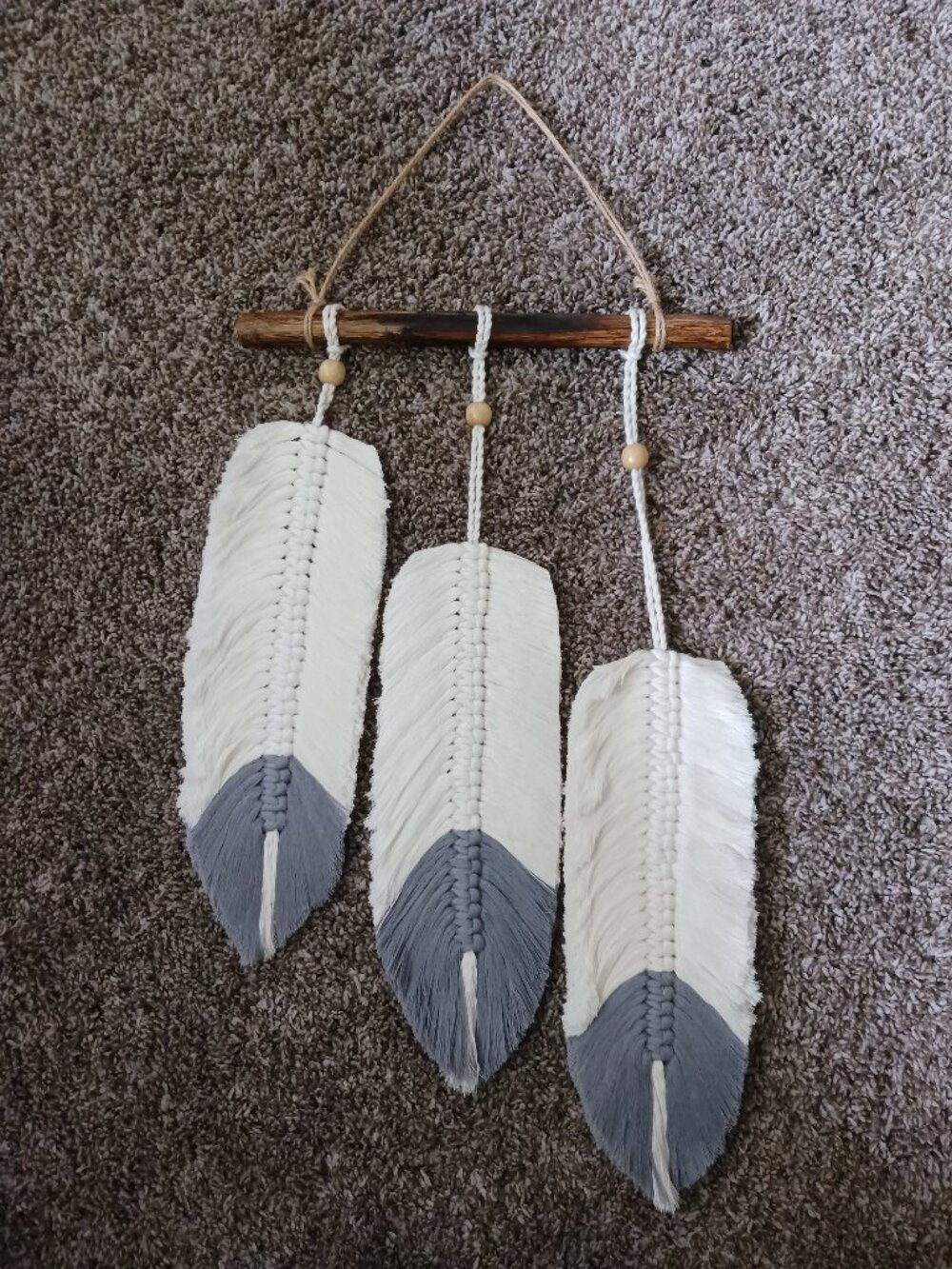 Boho hanging wall decor